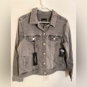 Women’s Denim Grey Jacket Liverpool NEW Size L